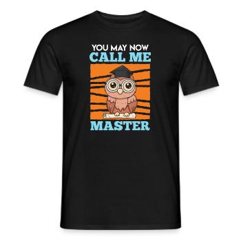 Master Master Owl Master 2022 - T-shirt homme - noir - Devant - AI Model Male 178 light (178cm)