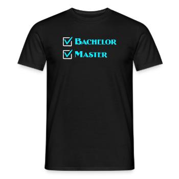 Master 2022 Master Abschluss - Männer T-Shirt - Schwarz - Vorne - AI Model Male 178 light (178cm)
