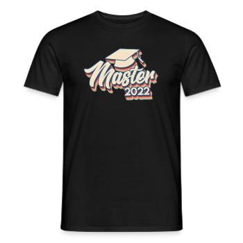Master 2022 Master 2022 - T-shirt homme - noir - Devant - AI Model Male 178 light (178cm)