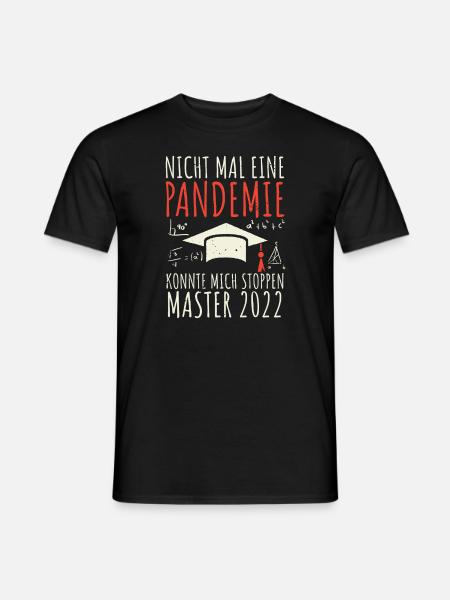 Master Abschluss Master 2022 - Männer T-Shirt - Schwarz