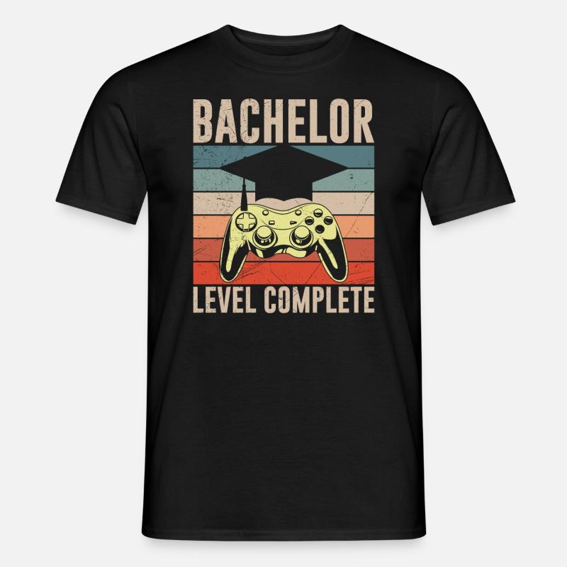Bachelor Level Complete Bachelor Abschluss - Männer T-Shirt - Schwarz