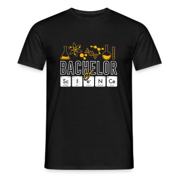 Baccalauréat ès sciences Chimiste Chimie Baccalauréat - T-shirt homme - noir - Devant - AI Model Male 178 light (178cm)