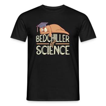 Bedchiller of Science Baccalauréat Baccalauréat - T-shirt homme - noir - Devant - AI Model Male 178 light (178cm)