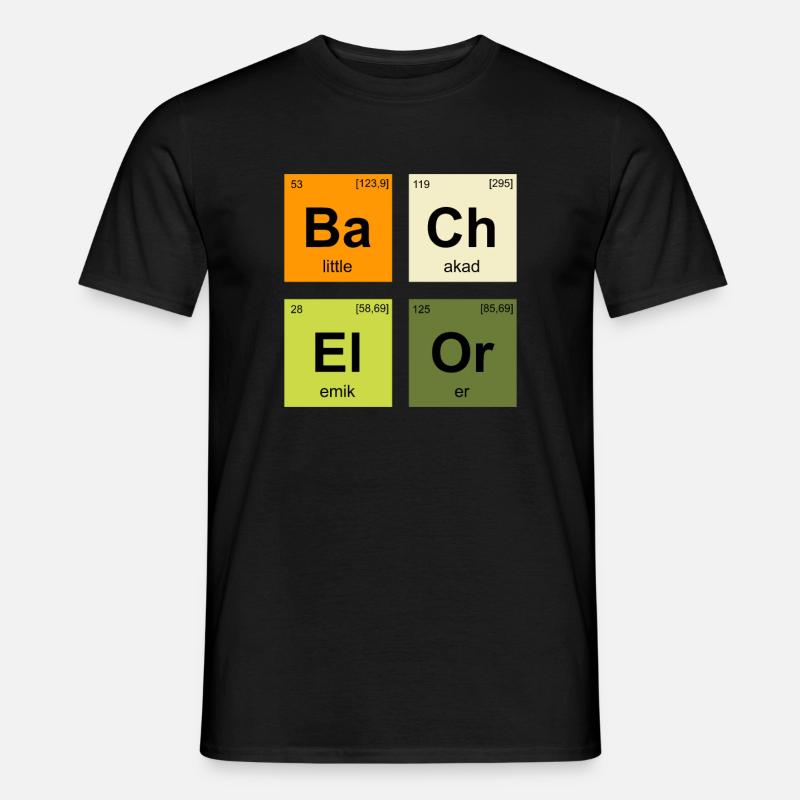 Bachelorabschluss Bachelor Abschluss - Männer T-Shirt - Schwarz