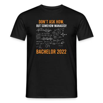 Baccalauréat 2022 Baccalauréat - T-shirt homme - noir - Devant - AI Model Male 178 light (178cm)