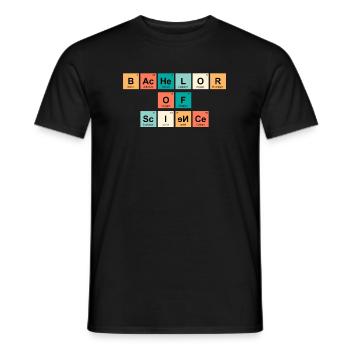 Baccalauréat ès sciences 2022 Baccalauréat - T-shirt homme - noir - Devant - AI Model Male 178 light (178cm)