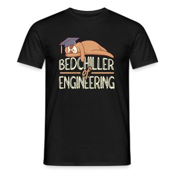 Bettchiller of Science Bachelor Degree 2022 - Men's T-Shirt - black - Front - AI Model Male 178 light (178cm)