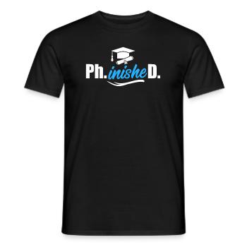 Disputation 2022 Doctorat - T-shirt homme - noir - Devant - AI Model Male 178 light (178cm)