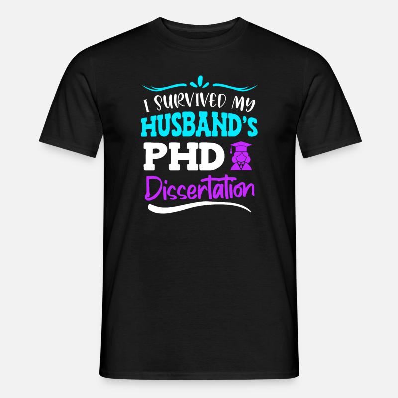 Promotion Doktor 2022 Ehefrau - Männer T-Shirt - Schwarz