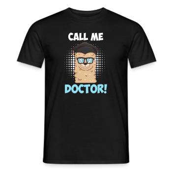 Doctorat 2022 Thèse de doctorat Disputation - T-shirt homme - noir - Devant - AI Model Male 178 light (178cm)