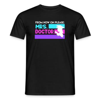 Doctor 2022 Doctorate - Men's T-Shirt - black - Front - AI Model Male 178 light (178cm)