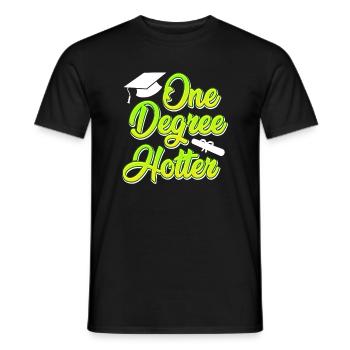 Un degré plus chaud Master Bachelor 2022 - T-shirt homme - noir - Devant - AI Model Male 178 light (178cm)