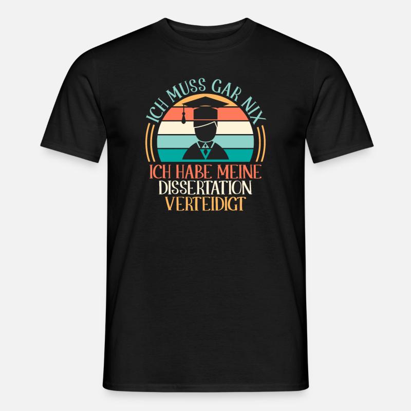 Promotion 2022 Doktor - Männer T-Shirt - Schwarz