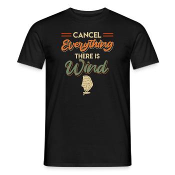 Wing Foil Wing Surf Wingfoiling Wingsurfing - Männer T-Shirt - Schwarz - Vorne - AI Model Male 178 light (178cm)