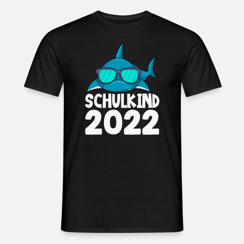 Schulkind 2022 Einschulung Junge - Männer T-Shirt - Schwarz