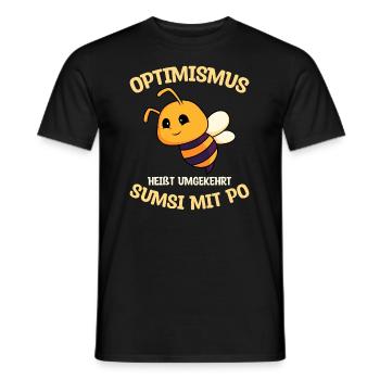 Bienen Imker Sumsi mit Po - Männer T-Shirt - Schwarz - Vorne - AI Model Male 178 light (178cm)