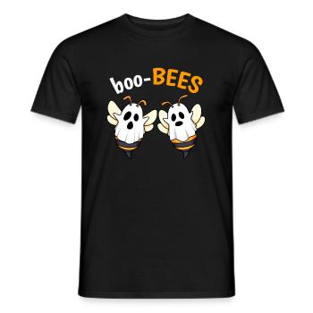 Boo-Bees Stop Staring Bees Women - Men's T-Shirt - black - Front - AI Model Male 178 light (178cm)