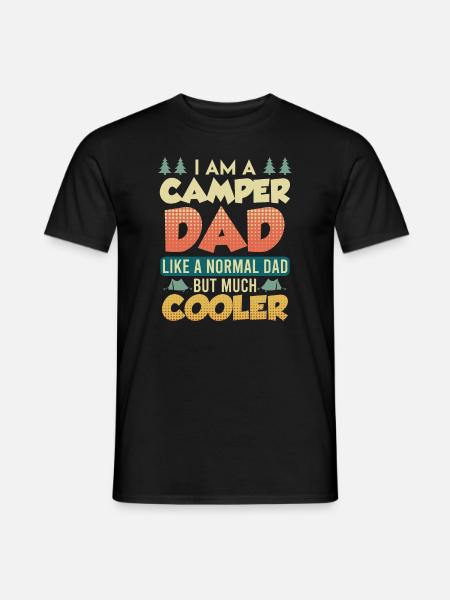 Camper Papa - Men's T-Shirt - black