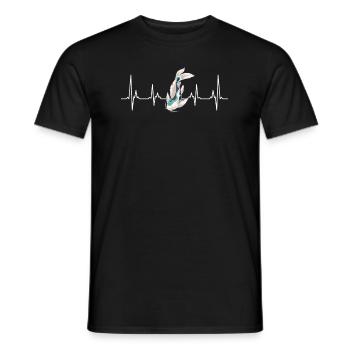 Étang de jardin Koi Carp Fish Pond - T-shirt homme - noir - Devant - AI Model Male 178 light (178cm)