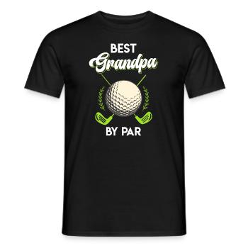Meilleur grand-père par Par Golfeur Grand-père Golf Grand-père - T-shirt homme - noir - Devant - AI Model Male 178 light (178cm)