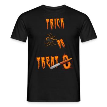 Trick or treat Halloween - T-shirt homme - noir - Devant - AI Model Male 178 light (178cm)