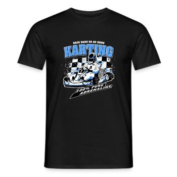 GoKart - Karting - Kart - Go Kart - Men's T-Shirt - black - Front - AI Model Male 178 light (178cm)
