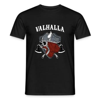 Valhalla I Guerrier Viking - T-shirt homme - noir - Devant - AI Model Male 178 light (178cm)