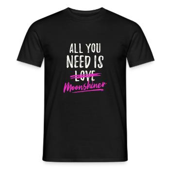 front 84371607426084591 - Men's T-Shirt - black - Front - AI Model Male 178 light (178cm)