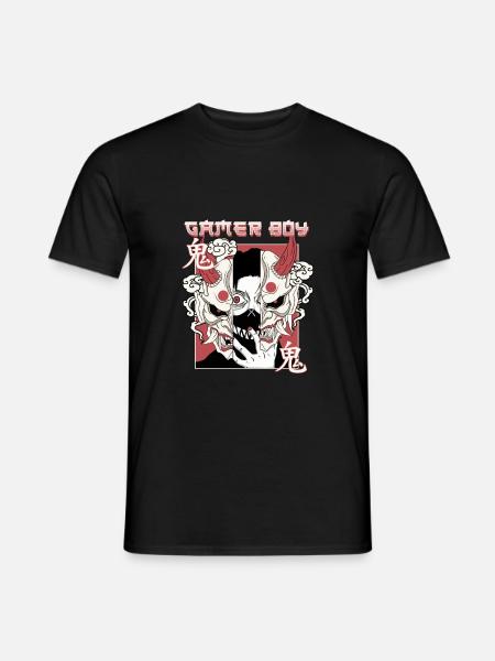 ANIME BOYS2 GAMERBOY - Men's T-Shirt - black