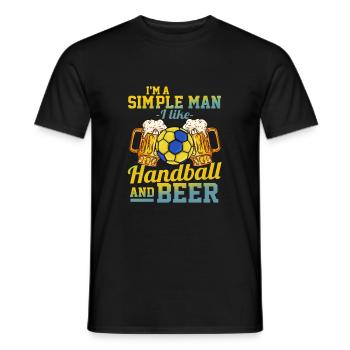 front 17611602853406637 - Männer T-Shirt - Schwarz - Vorne - AI Model Male 178 light (178cm)