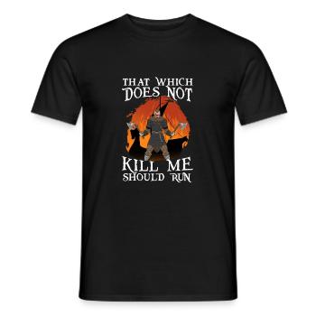 front 39691662293977987 - Männer T-Shirt - Schwarz - Vorne - AI Model Male 178 light (178cm)
