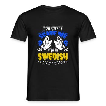 Effrayer les Suédois - T-shirt homme - noir - Devant - AI Model Male 178 light (178cm)