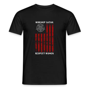 front 69101603191548027 - Männer T-Shirt - Schwarz - Vorne - AI Model Male 178 light (178cm)