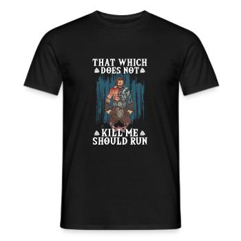 front 77761662293870268 - Männer T-Shirt - Schwarz - Vorne - AI Model Male 178 light (178cm)