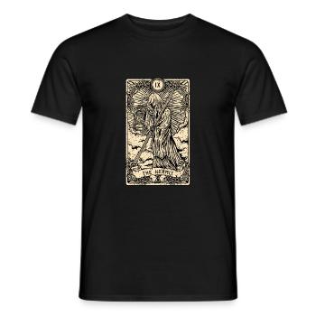 The Hermit I Witchcraft Tarot Card I Fortune - Männer T-Shirt - Schwarz - Vorne - AI Model Male 178 light (178cm)