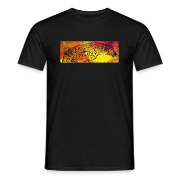 Hyena - Men's T-Shirt - black - Front - AI Model Male 178 light (178cm)
