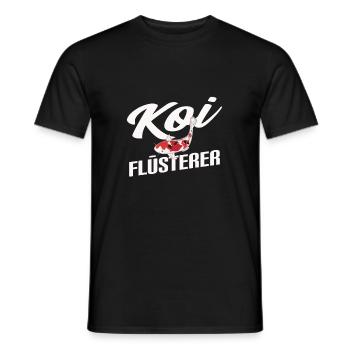 Koi Flüsterer - Männer T-Shirt - Schwarz - Vorne - AI Model Male 178 light (178cm)