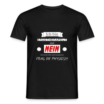ERGOTHERAPEUTEN - Männer T-Shirt - Schwarz - Vorne - AI Model Male 178 light (178cm)