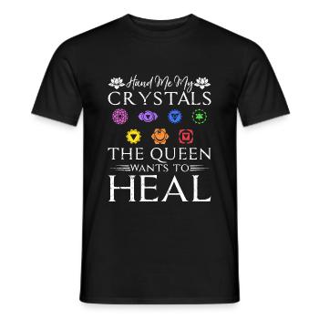 Energie Spirituelle Heilerin Chakra Frau Reiki - Männer T-Shirt - Schwarz - Vorne - AI Model Male 178 light (178cm)