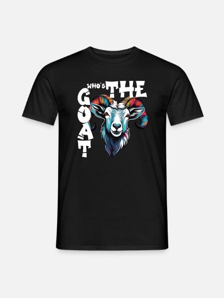 Qui est le GOAT - T-shirt homme - noir