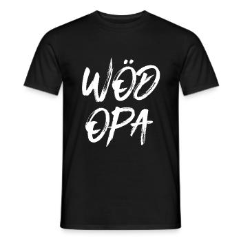 Wöd Opa Österreich Oma tolle Oma beste Oma - Männer T-Shirt - Schwarz - Vorne - AI Model Male 178 light (178cm)