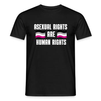 Asexuell Flagge Ace Pride Geschenk LGBT Asexuell - Männer T-Shirt - Schwarz - Vorne - AI Model Male 178 light (178cm)