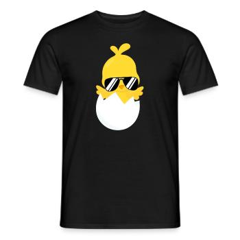 Ostern Küken Lustig Für Damen, Herren Und Kinder - Männer T-Shirt - Schwarz - Vorne - AI Model Male 178 light (178cm)