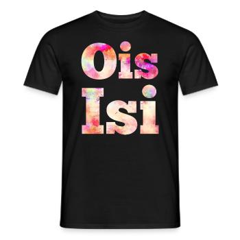 Bayern bayerischer Spruch Ois Isi Lustig Geschenk - Männer T-Shirt - Schwarz - Vorne - AI Model Male 178 light (178cm)