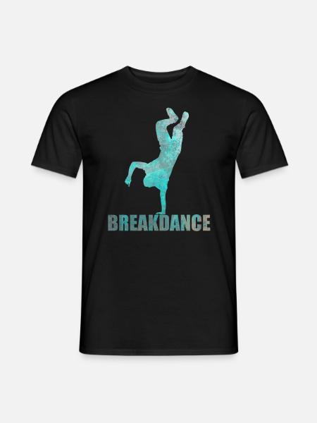 Streetdance Hip Hop Tanz Breakdance Geschenk - Männer T-Shirt - Schwarz
