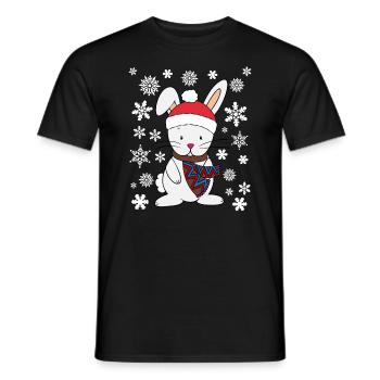 Cute Christmas gift idea present - Men's T-Shirt - black - Front - AI Model Male 178 light (178cm)