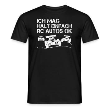 RC Auto Car Modellauto Modellbau Lustiger Spruch - Männer T-Shirt - Schwarz - Vorne - AI Model Male 178 light (178cm)