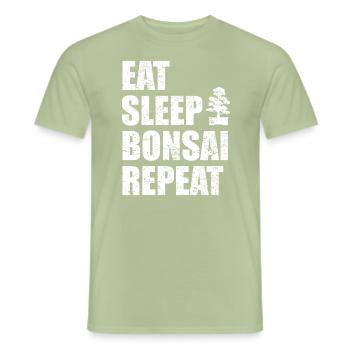 Bonsai Baum Spruch Japan Kultur Geschenk - Männer T-Shirt - Sage - Vorne - AI Model Male 178 light (178cm)