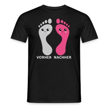 Fußpflege Pediküre Podologe Nagelstudio Geschenk - Männer T-Shirt - Schwarz - Vorne - AI Model Male 178 light (178cm)