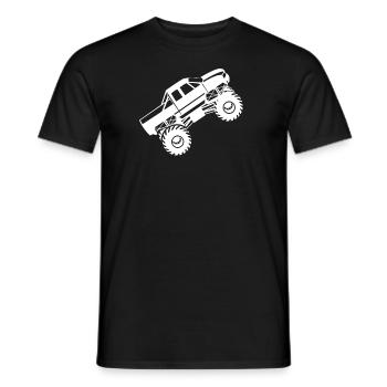 Monster Truck Monstertruck Pickup Van Geschenk - Männer T-Shirt - Schwarz - Vorne - AI Model Male 178 light (178cm)